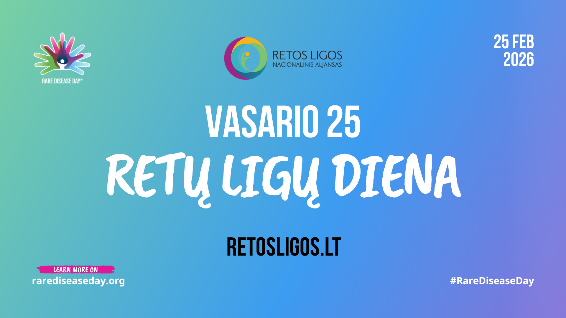 Retų ligų diena 2026